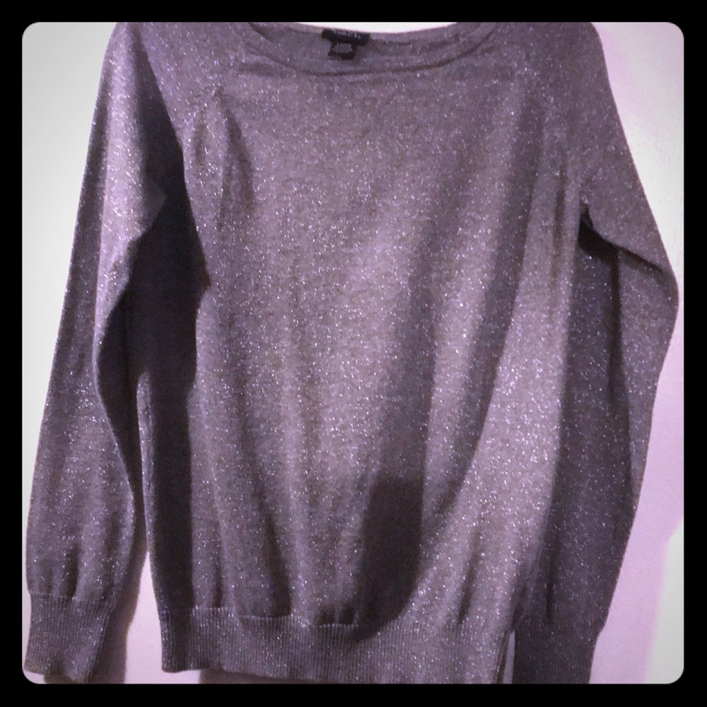 Sliver sparkle sweater